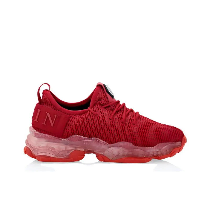 PHILIPP PLEIN Casual Shoes Unisex Low Top Red-1
