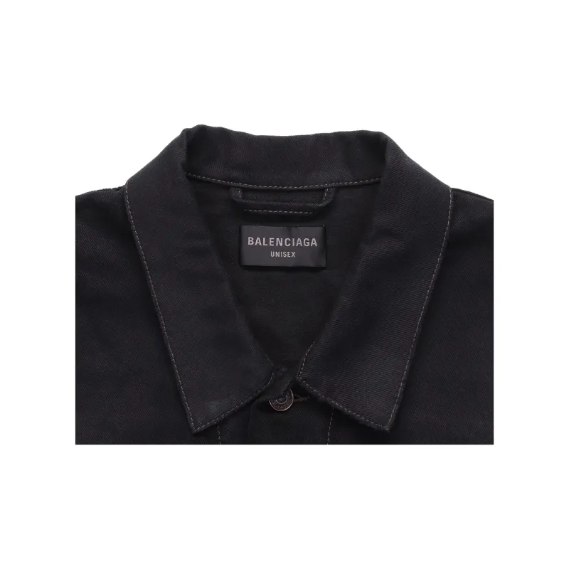 Balenciaga Jackets Men Black-5