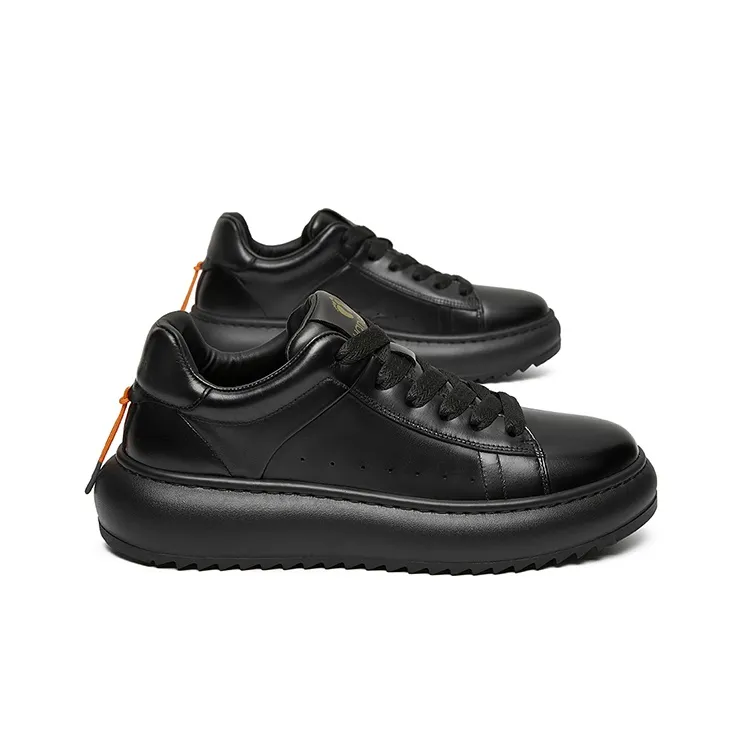 HANG TEN Low Top Casual Shoes Men's Midnight Black Paste-2
