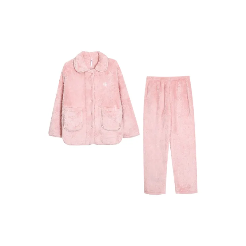 Red Beans At Home Pajama Set Women's-1