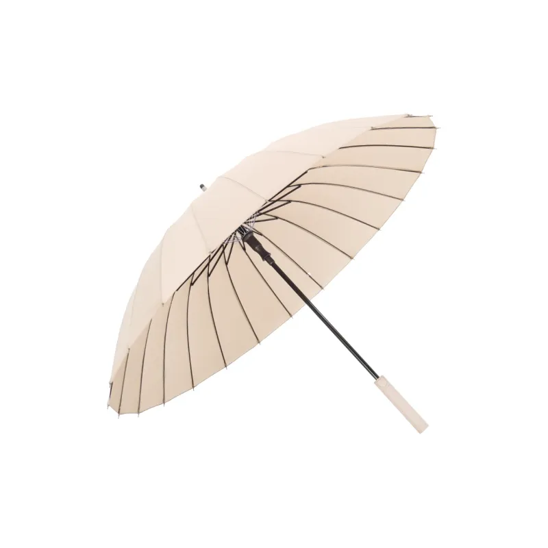 Love The Rain Windproof Umbrella Stand, Windproof Business Umbrella, Solid Color Straight Handle Umbrella-3