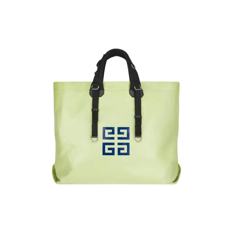 GIVENCHY BSTROY Collaboration Calfskin Tote Bag, Shopping Bag, Handbag Extra Large Men's Green-2