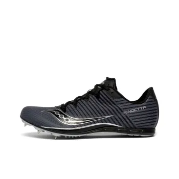 Saucony Anti-Slip Wear-Resistant Low-Top Running Shoes Men's Black
