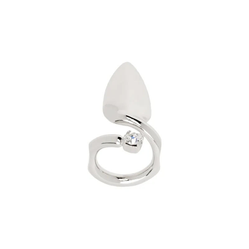 JUSTINE CLENQUET Brass Rings Women's Silver-0