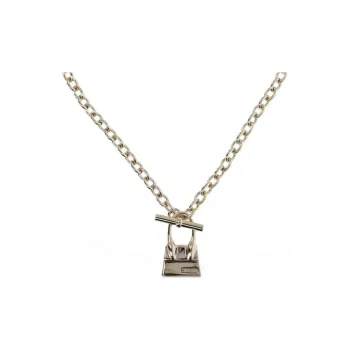 Jacquemus Brass Bronze Necklaces Women's Gold