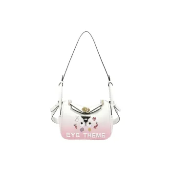 EYE THEME PU Shoulder Bag Regular Women's Pink White