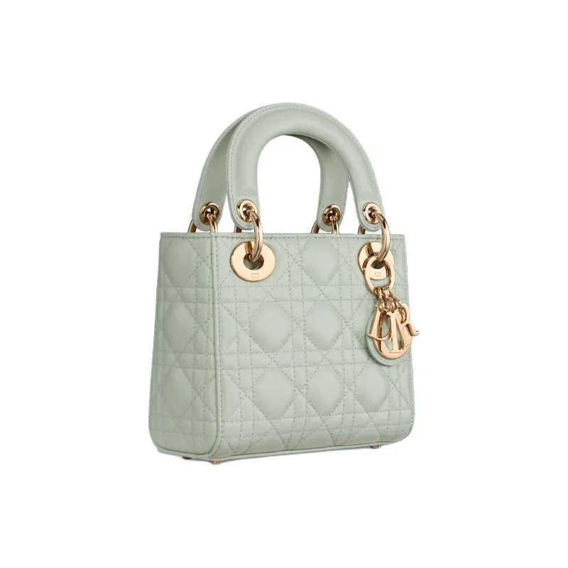 DIOR Lady Dior Lambskin Dior Bag Shoulder Bag Crossbody Bag Handbag Mini Women's Bright Green-1