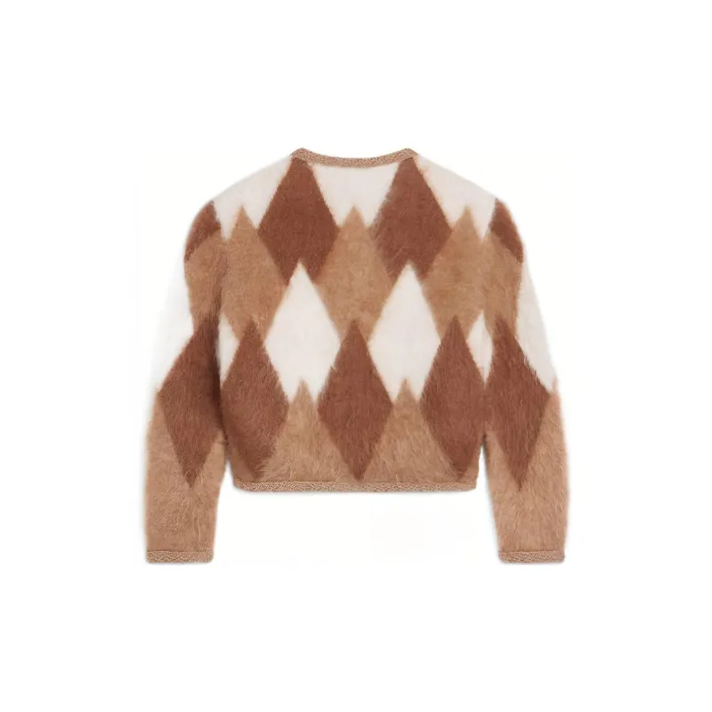 CELINE FW22 Cardigan Coats Women's Brown-1