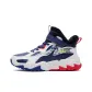 Prussian Blue/Feather White/Red
