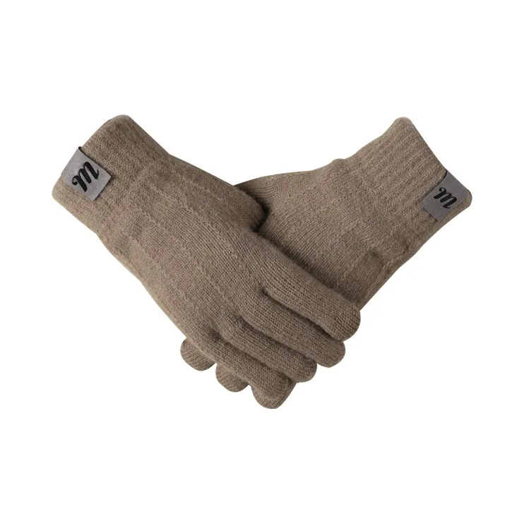 15 MINS Acrylic Knit Gloves Unisex Multiple Colors-10