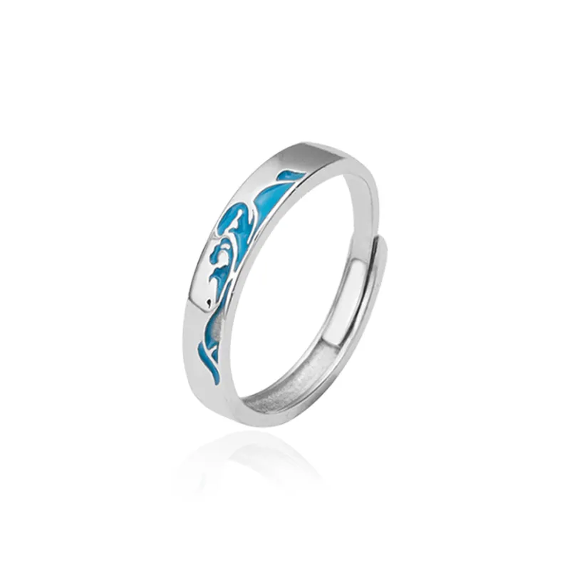 Chongqing Gold Store 925 Sterling Silver Rings Unisex-6