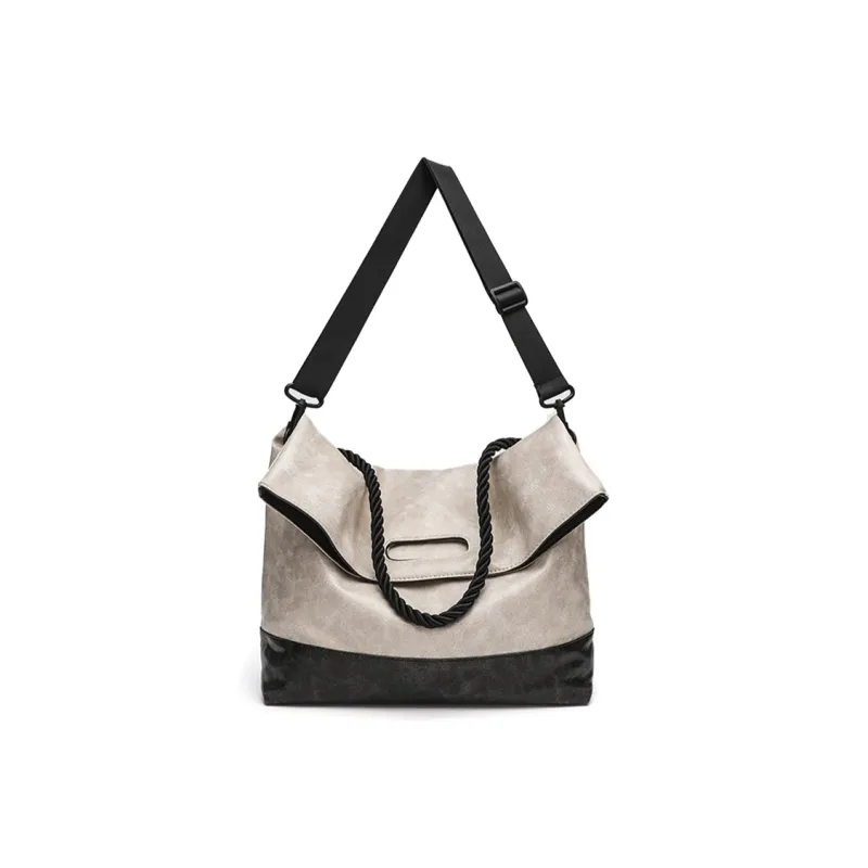 HAWA Nylon Messenger Bag Shoulder Bag Crossbody Bag Large Size Unisex Black-24