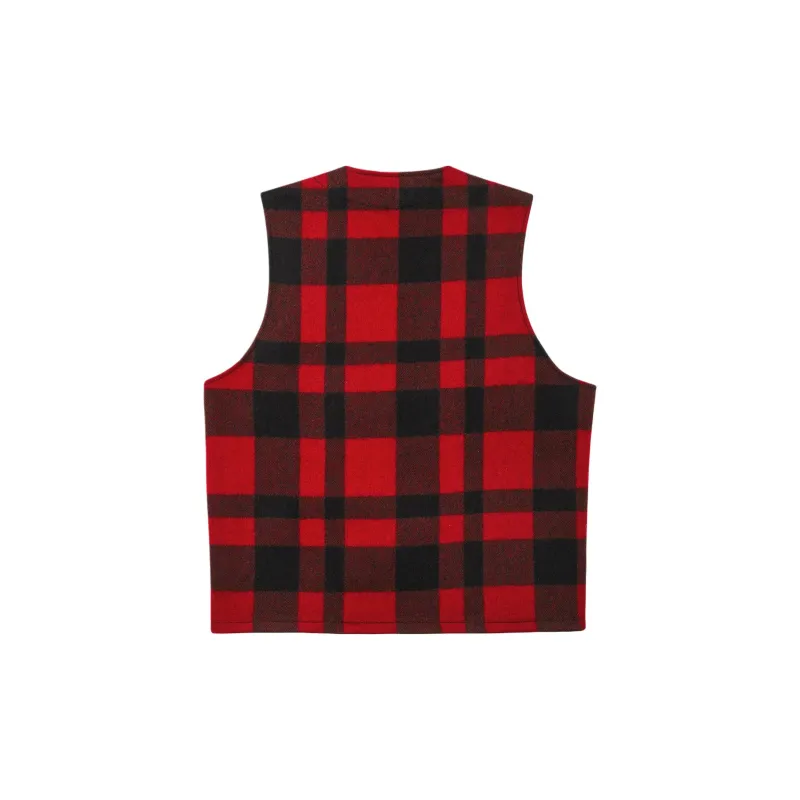 Filson Mackinaw Plaid check Wool Gilet-1