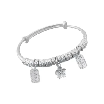 CUTE DAME S999 Bangles Women's Silver
