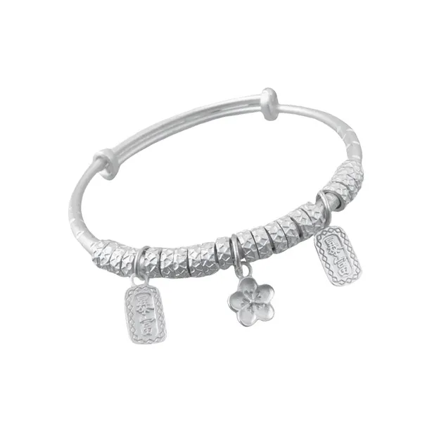 CUTE DAME S999 Bangles Women's Silver-0