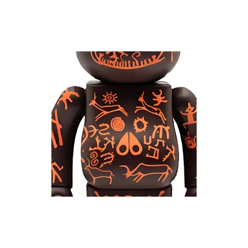 BE@RBRICK X MOOSE KNUCKLES Totem Print 1000% 70cm-1