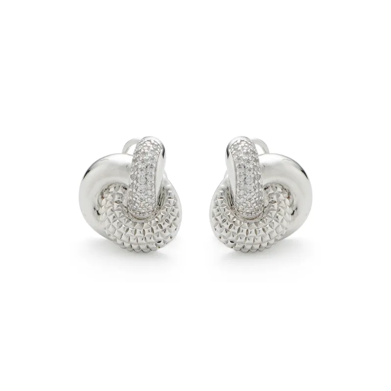 RSNY Gold Plated Copper Stud Earrings Women's-0