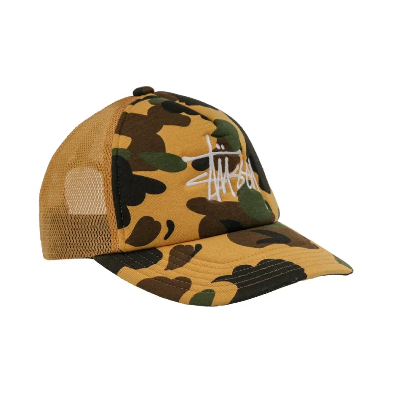 Bape X Stussy Trucker Cap-10