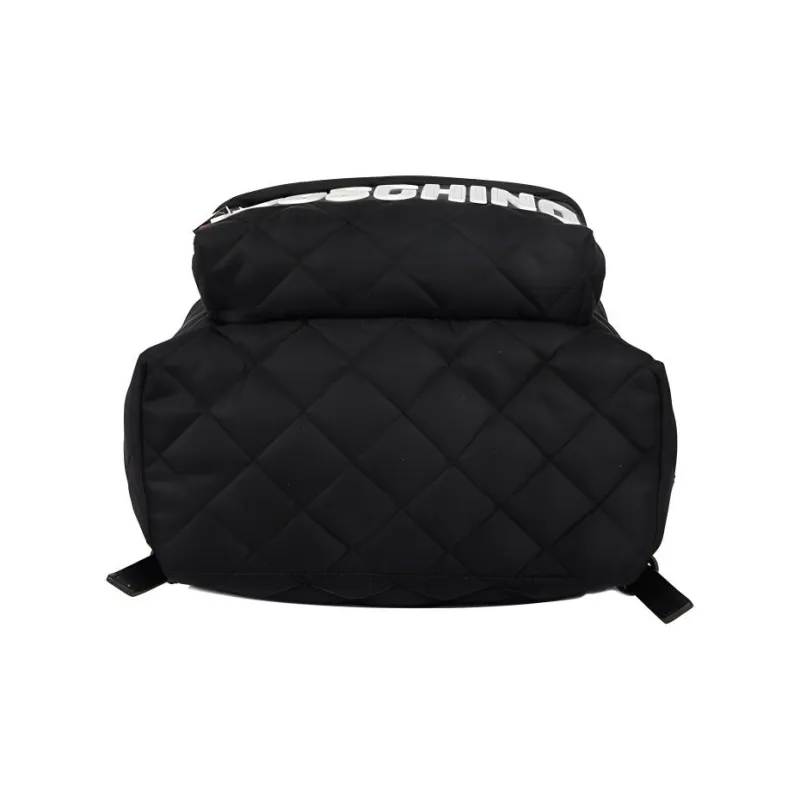 MOSCHINO Nylon Fabric Backpack Small Size Women's Black-4