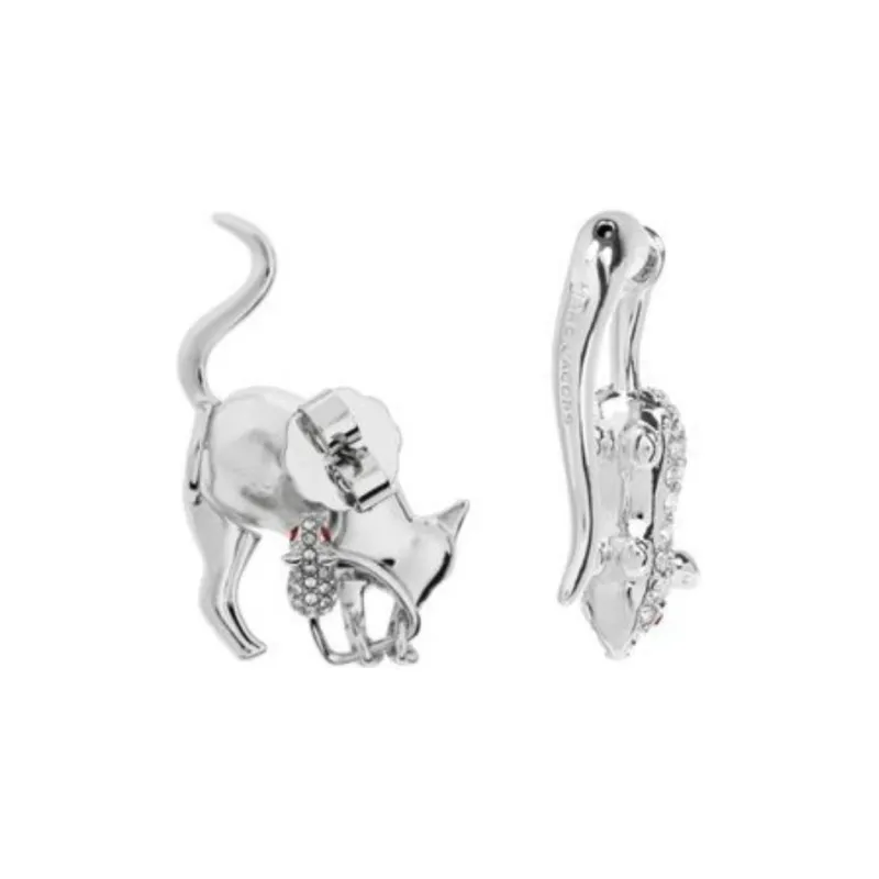 MARC JACOBS The Cat And Mouse Embellished Earrings-1