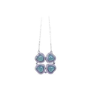 PUPAN Ice Type New Chinese Style Jadeite Necklace With Unique Design Women's