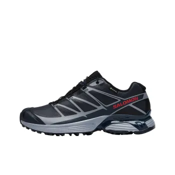 SALOMON XT Pathway Cushioned Wear Resistant Waterproof And Breathable Low Top Outdoor Shoes Unisex Dark Blue