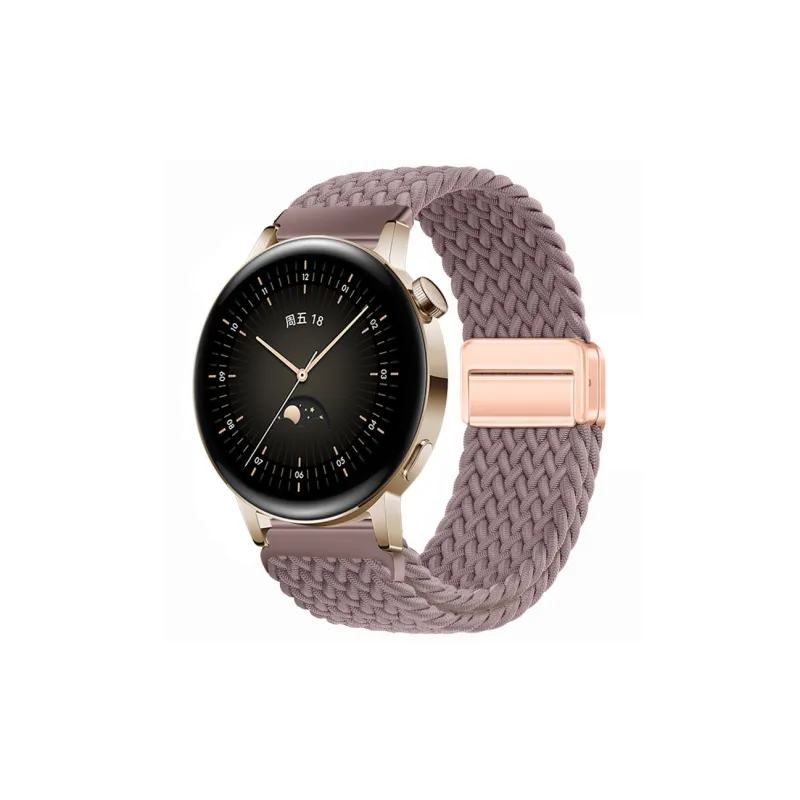 Watchbond Compatible With Huawei GT5 Huawei Compatibility Watch Band 18/20/22mm Nylon Material-15