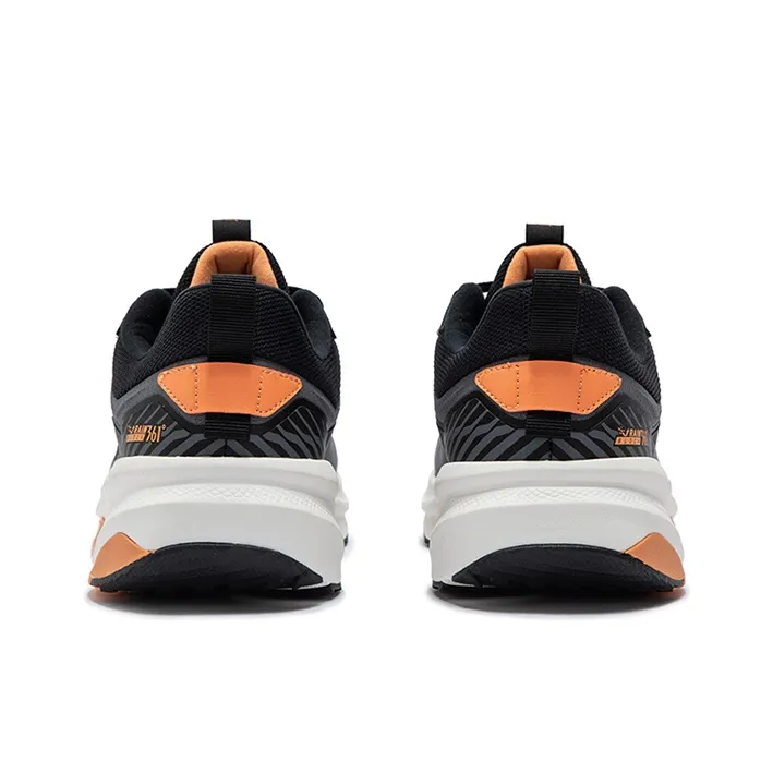 361° Mountain Rain Screens Cushioned Anti Slip And Wear Resistant Warm Low Top Casual Running Shoes Men's Gray Orange-3