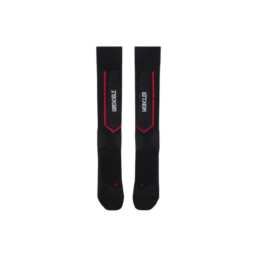Moncler Knee-High Socks Unisex 1 Pack Dark Gray
