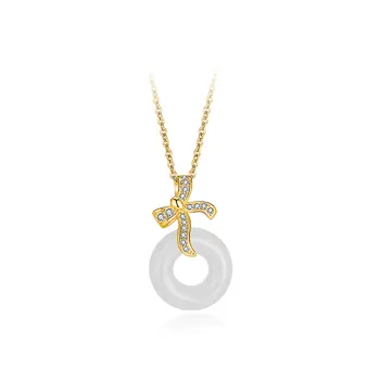 Chongqing Gold Store Chalcedony Necklaces Women's