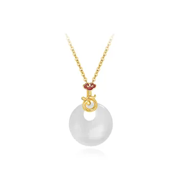 Chongqing Gold Store Chalcedony Necklaces Women's