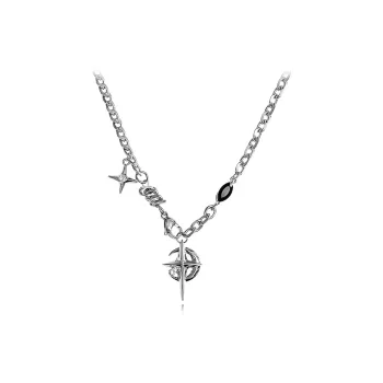 May10th Titanium Steel Necklaces Men's