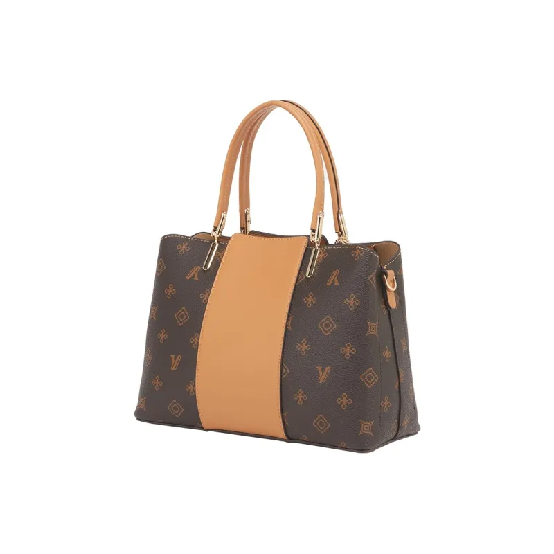 YEARCON Artificial Leather Tote Bag Shopping Bag Shoulder Bag Handbag Regular Women's Multicolor-2