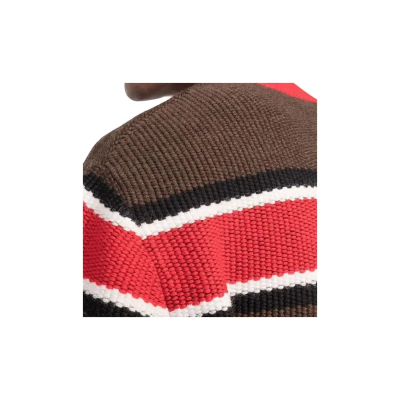DSQUARED 2 Logo Print Crewneck Striped Jumper-5