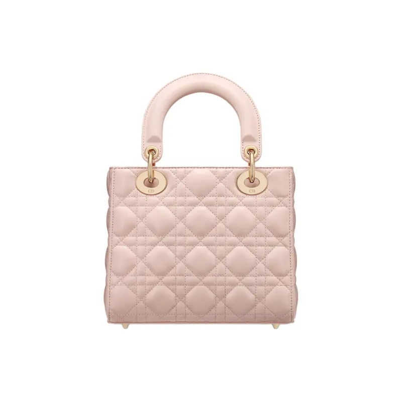 DIOR Lady Dior Sheepskin Lady Dior Bag, Shoulder Bag, Crossbody Bag, Handbag Small Size Women's Pink-4