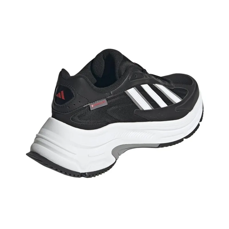 Adidas Slip Resistant Breathable Low Top Casual Running Shoes Unisex Black White-3