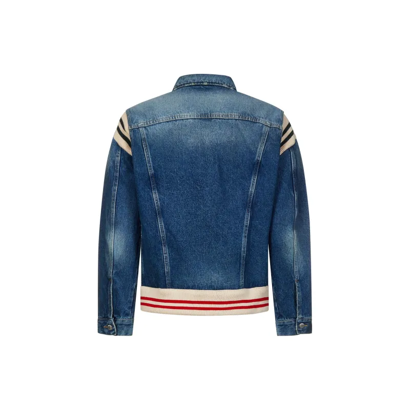 AMBUSH Denim Jackets Men Blue-1