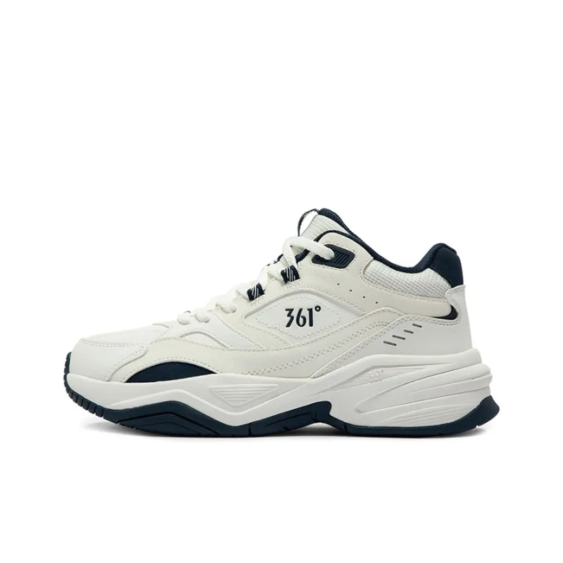 361° Sailing Series Anti Slip Wear Resistant Low Top Casual Shoes Women's White Blue-0
