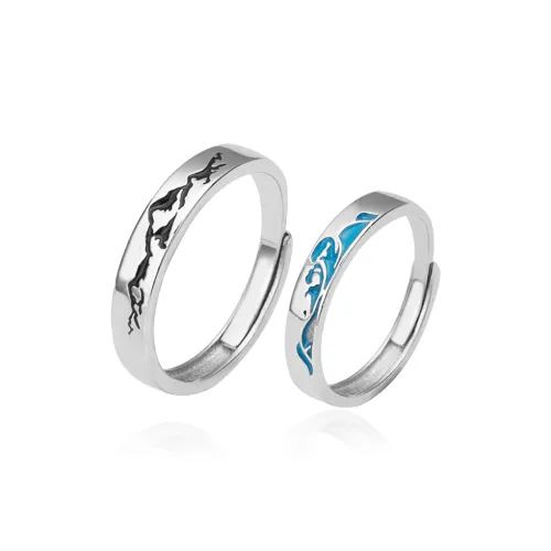 Chongqing Gold Store 925 Sterling Silver Rings Unisex