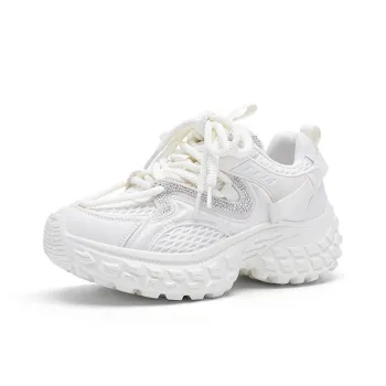 BASIC HOUSE Hundred Houses Good Future Xingji Collection Dreamy Time-Space Low-Top Chunky Sneakers Women's Beige