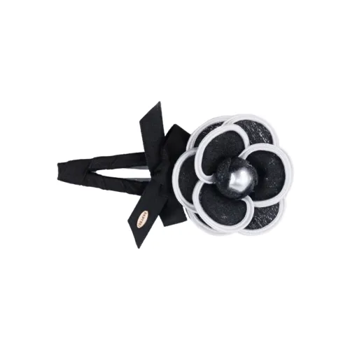 BABYBEI Pearl Fabric Hair Clips Women's