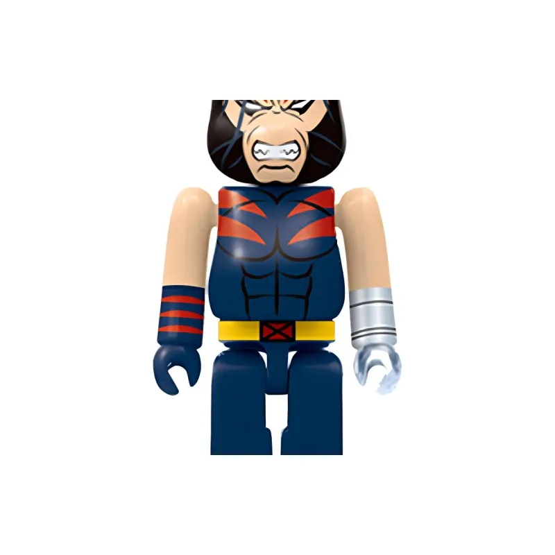 BE@RBRICK 100% Happy X MEN X Men Red Tank & Black Magician Trendy Figures 7cm-2