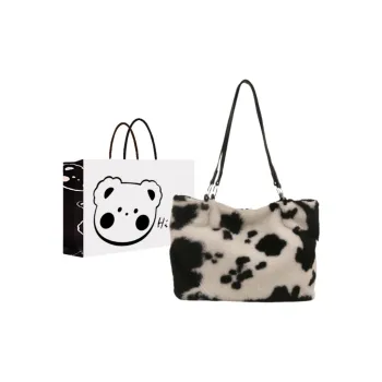 NX DOUGHNUT Plush Handbag, Shoulder Bag Regular Women's Multicolor