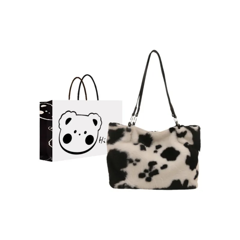 NX DOUGHNUT Plush Handbag, Shoulder Bag Regular Women's Multicolor-0
