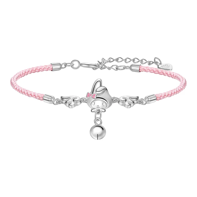 TIDECOLOR Melodi S925 Silver Bracelets Women's Silver Pink-0