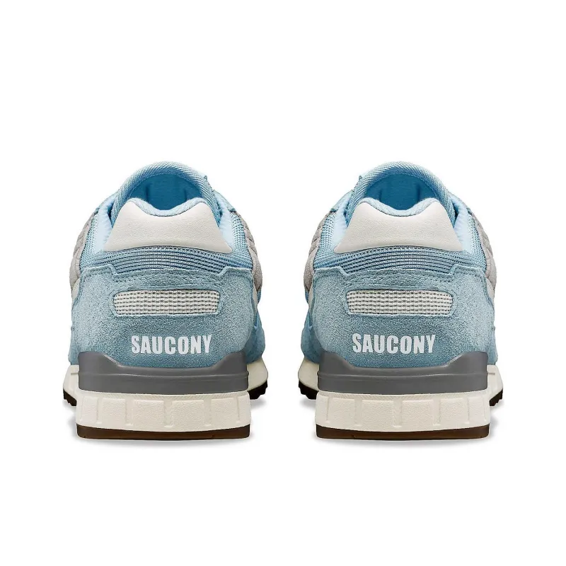 Saucony Shadow 5000 Anti Slip Wear Resistant Low Top Running Shoes Unisex Light Blue-4