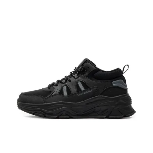 361° Height Enhancing Warm Slip Resistant Low Top Chunky Sneakers Women's Black Gray