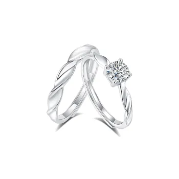 AILISIZHUBAO Couple Rings Rings Unisex