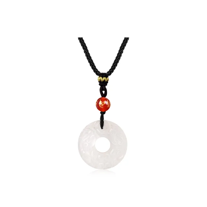 PUTUOSHANWENCHUANG Chalcedony Necklaces Unisex-1
