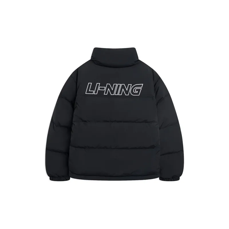 LiNing Sports Life Collection FW22 Down Jacket Winter Unisex Black-1